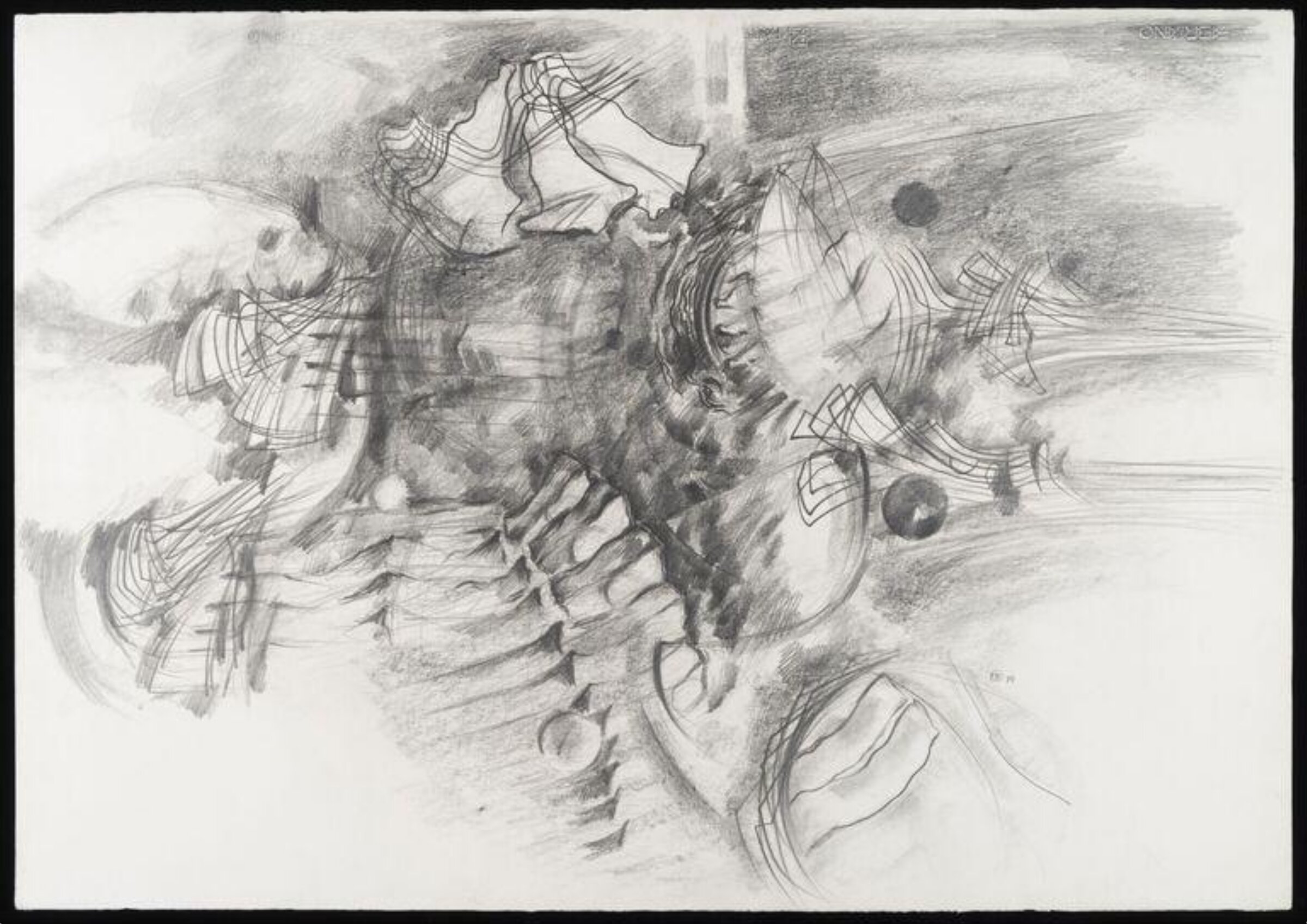 Abstract Drawing, Franz Bernheimer, 1989