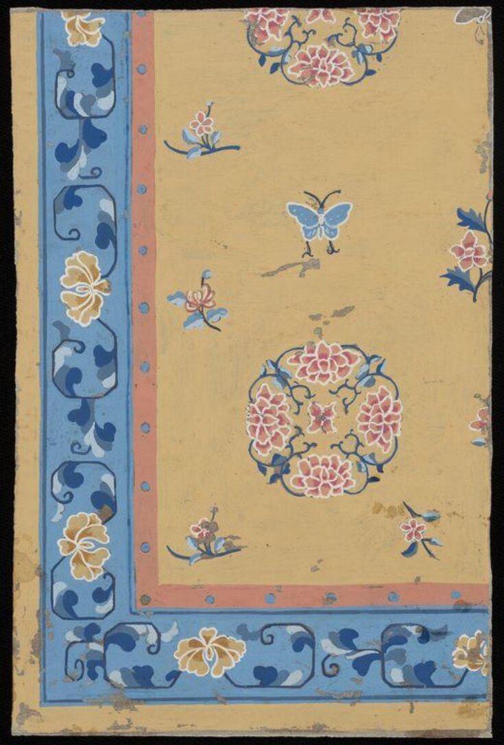 Design for a carpet in the chinoiserie manner top image