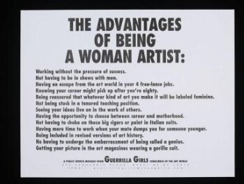 The Advantages Of Being A Woman Artist