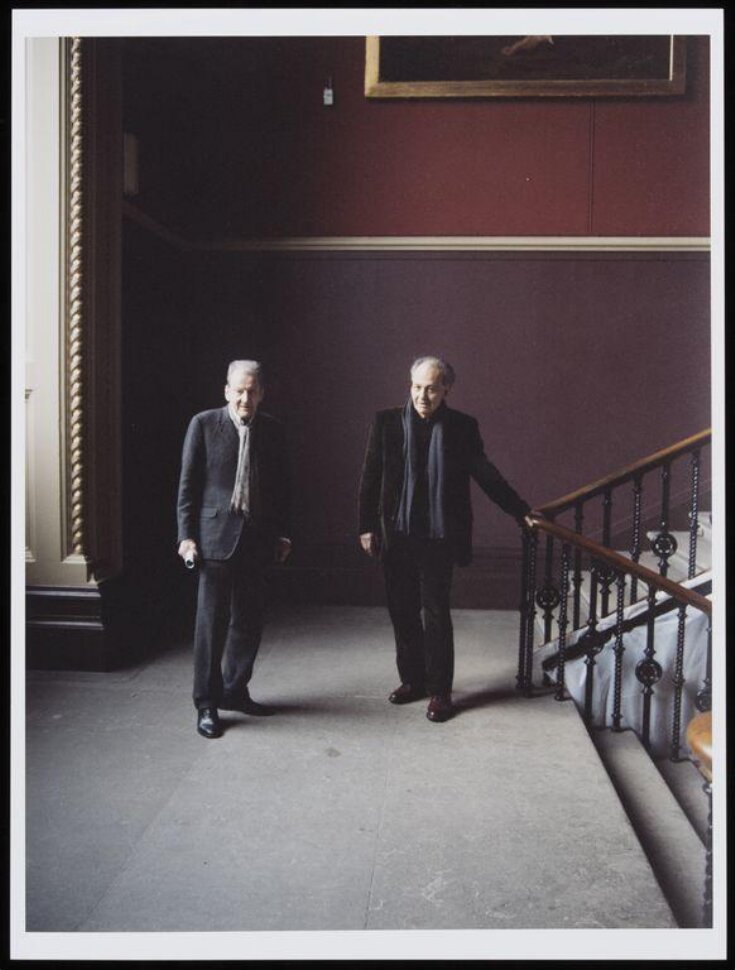 Lucian Freud and Frank Auerbach at the V&A in 2006 top image