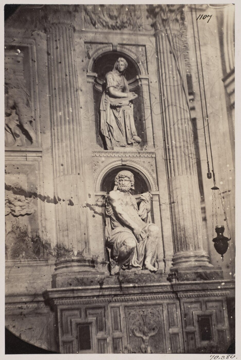 Parker, John Henry, Out of Rome - House of the Blessed Virgin at Loreto. Sculpture of the figures of Prophets, A.D. 1520