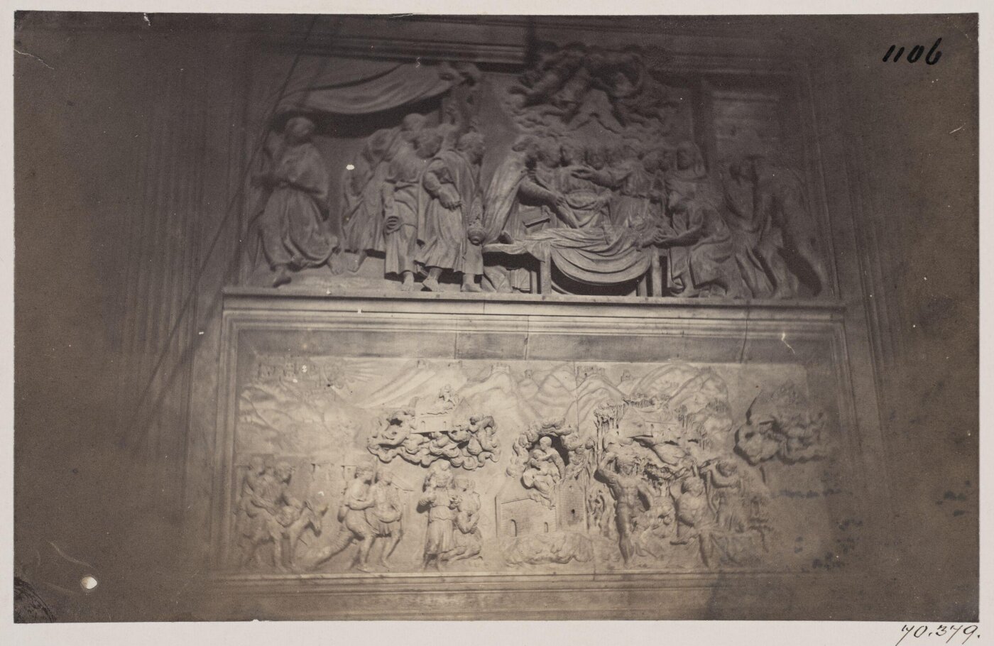 Parker, John Henry, Out of Rome - House of the Blessed Virgin at Loreto. Sculpture of the Santissima Casa carried by Angels, A.D. 1520