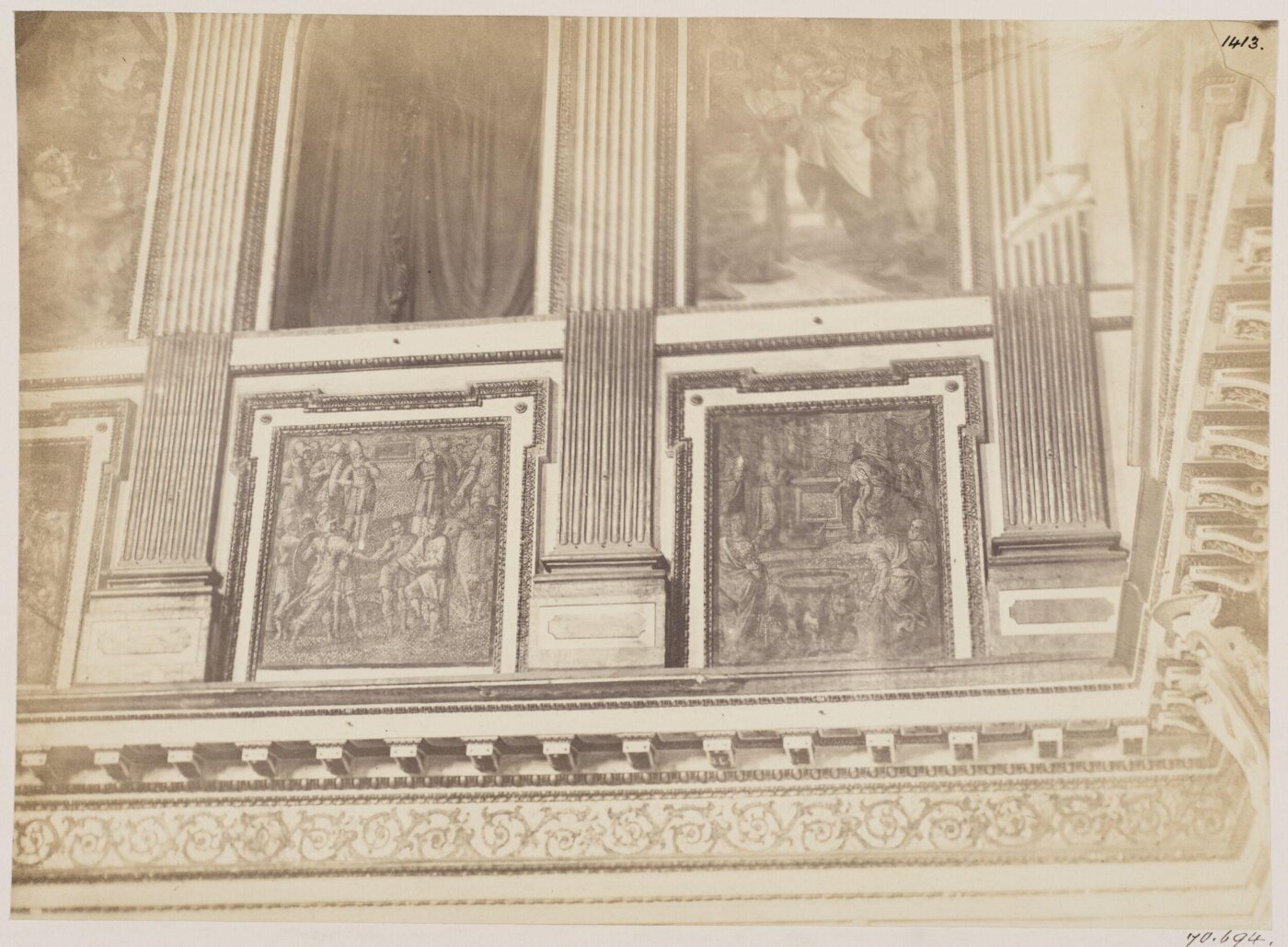 Parker, John Henry, Mosaic Pictures in the Nave of S. Maria Maggiore, originally A.D. 462, but these two panels have been restored in the sixteenth century