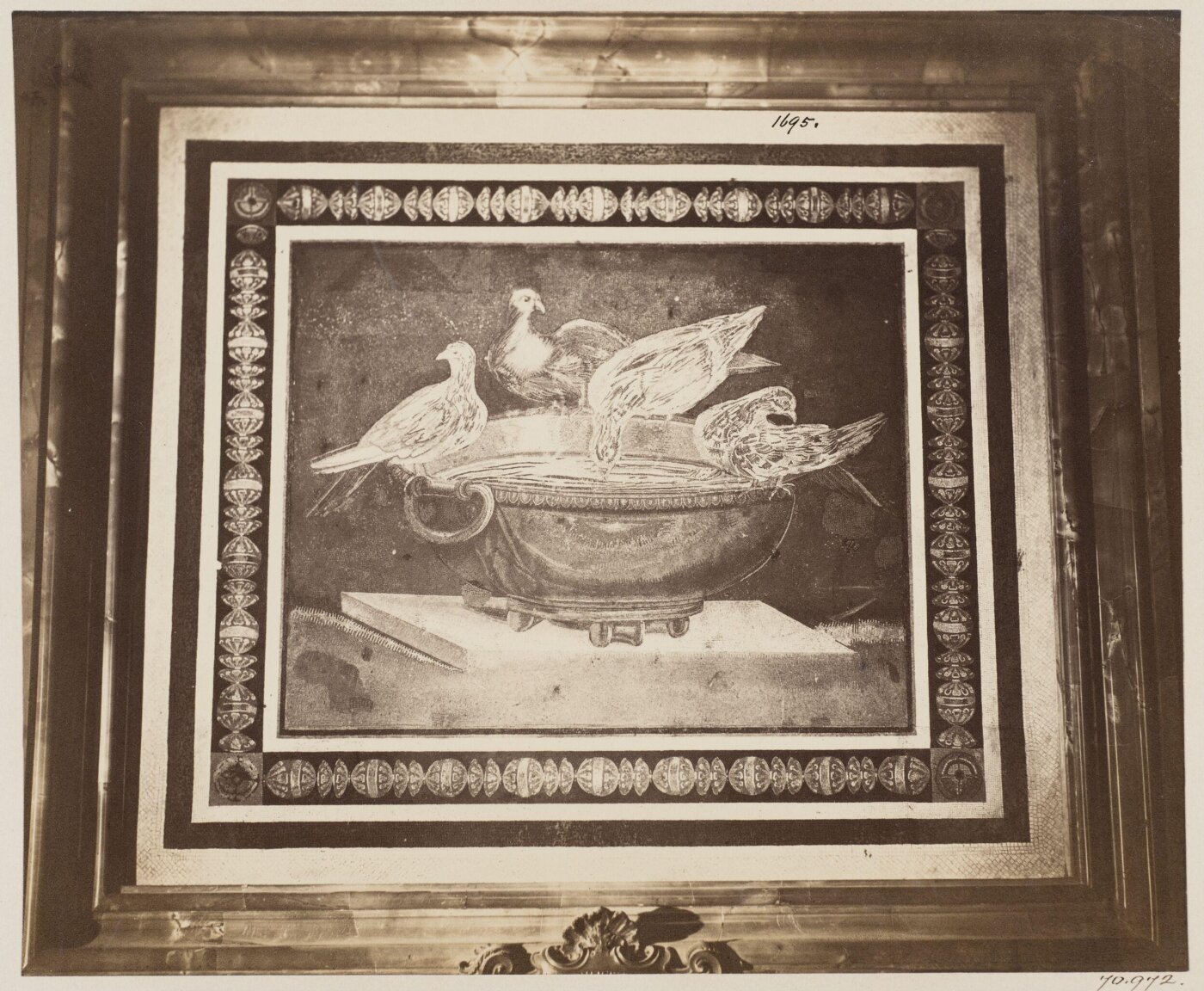Parker, John Henry, Mosaics - The celebrated Mosaic of the Four Doves, in the Capitoline Museum