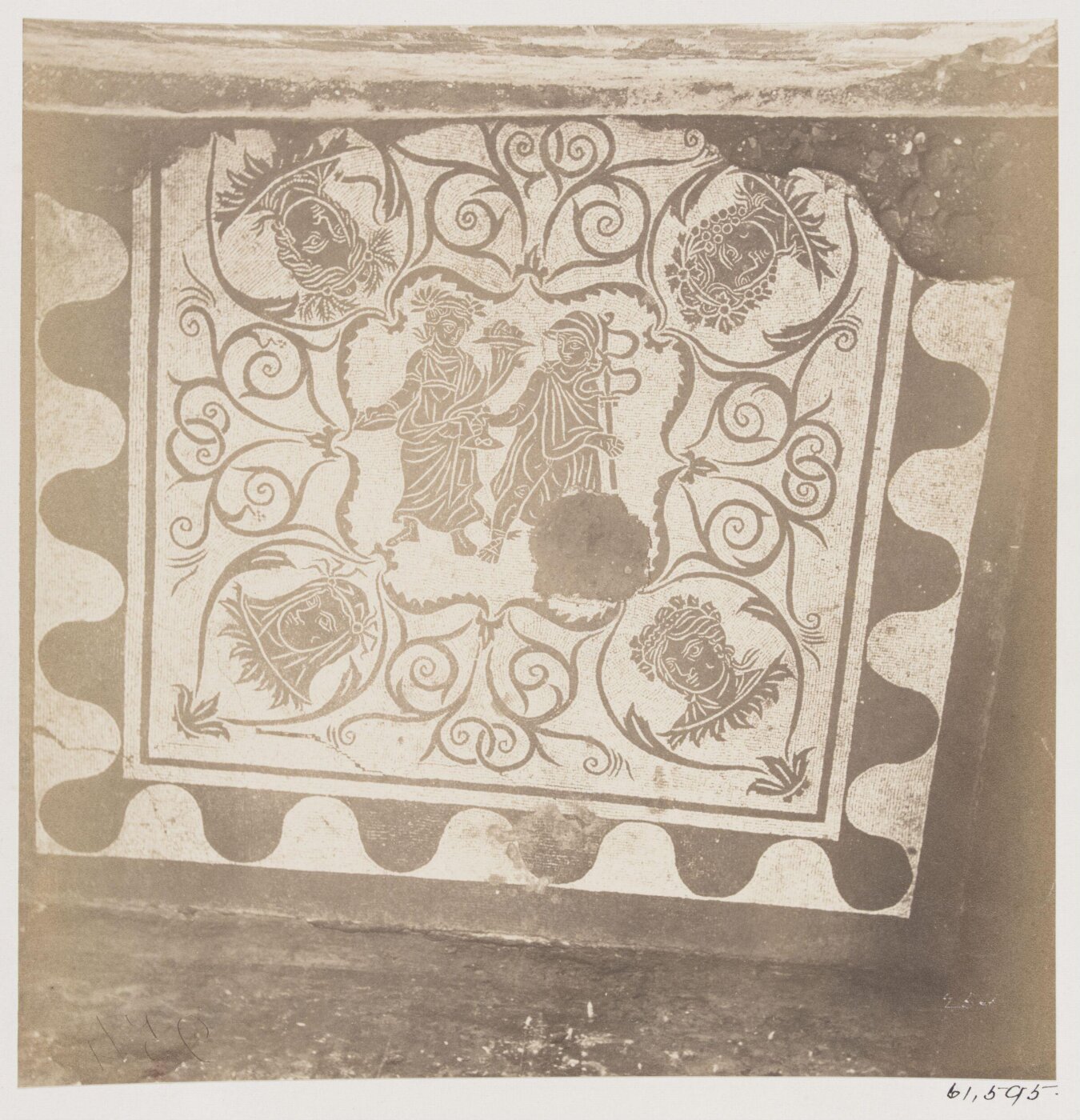 Parker, John Henry, Mosaic Pavement of the third century in black and white