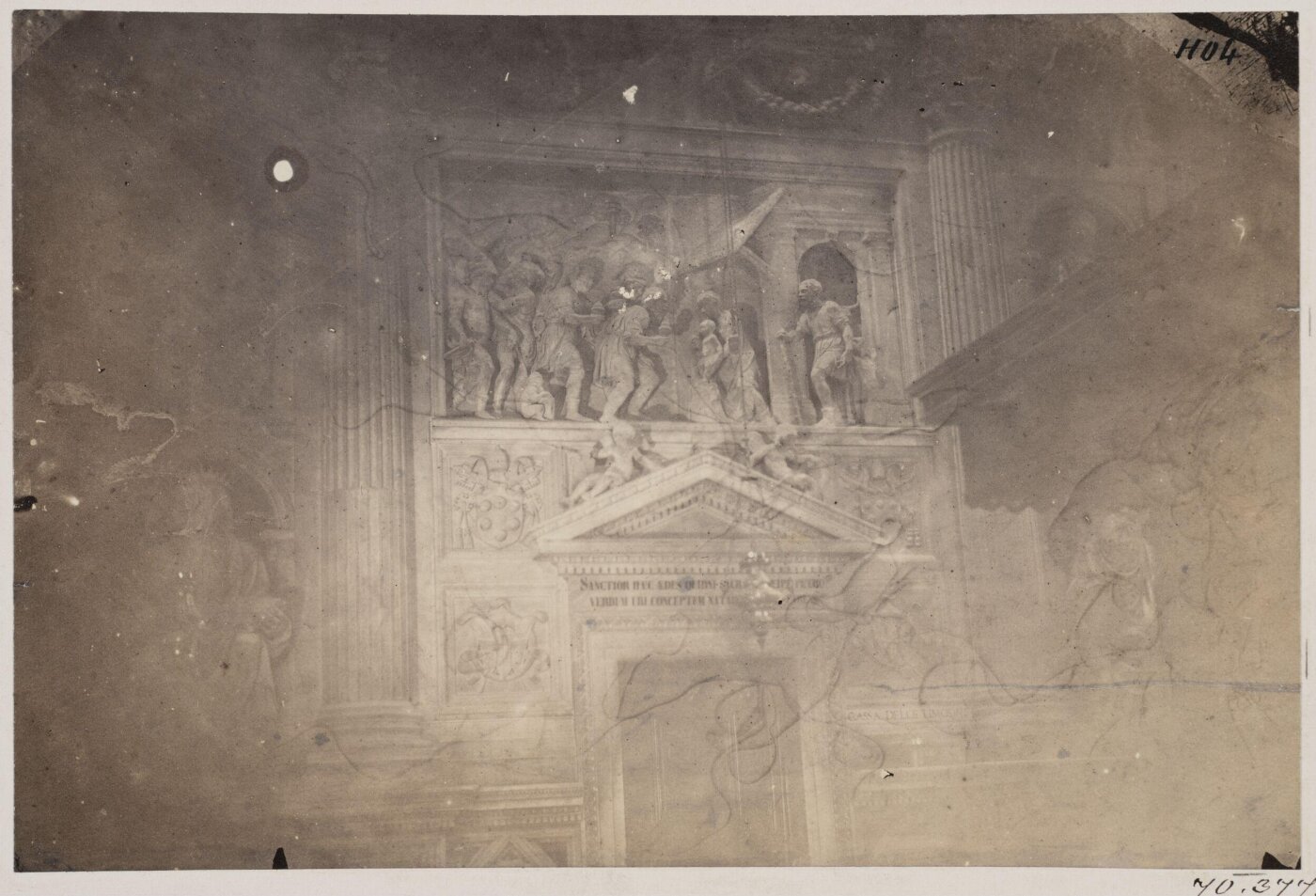 Parker, John Henry, Out of Rome - House of the Blessed Virgin at Loreto. Sculpture of the Presentation in the Temple, A.D. 1520