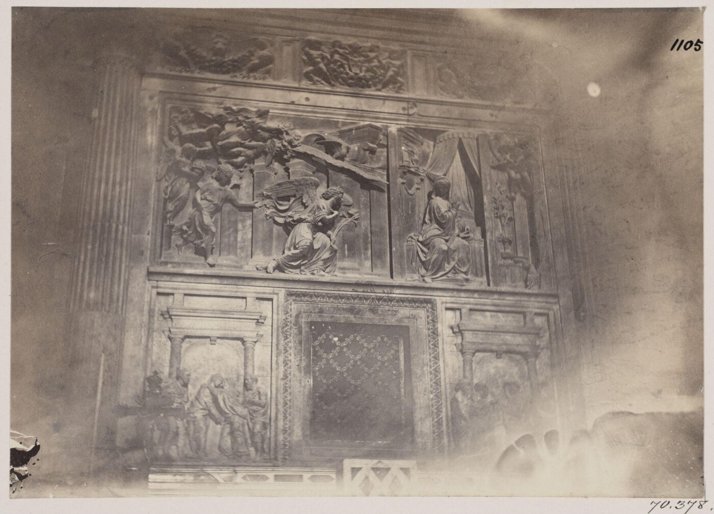 Parker, John Henry, Out of Rome - House of the Blessed Virgin at Loreto. Sculpture of the Annunciation, A.D. 1520