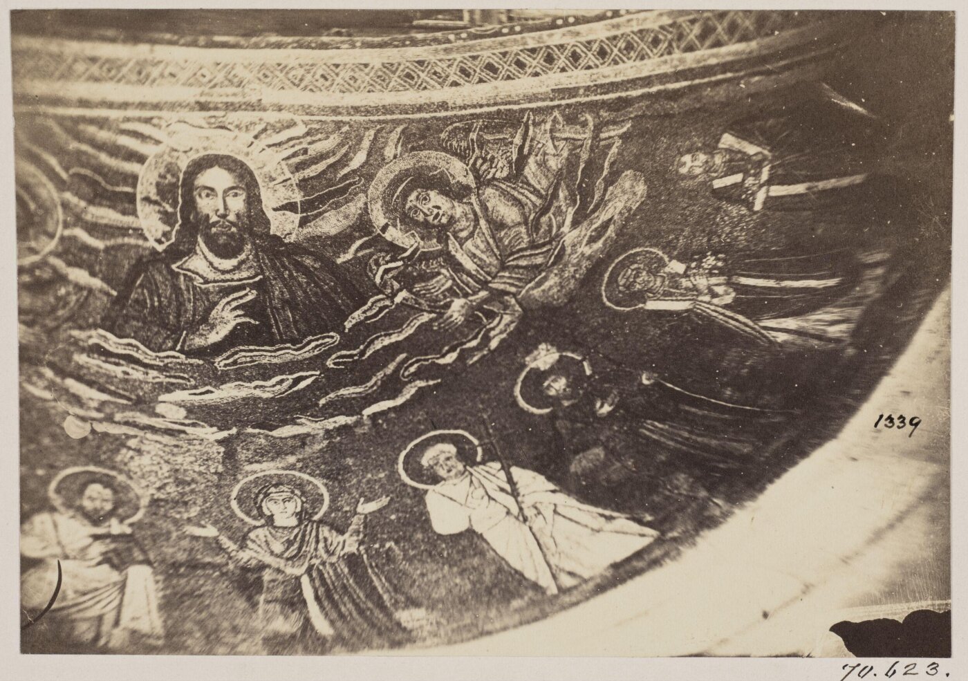 Parker, John Henry, Photograph of mosaics in the Chapel of S. Venantius, from a set commissioned by John Henry Parker, Rome, 1864-1870