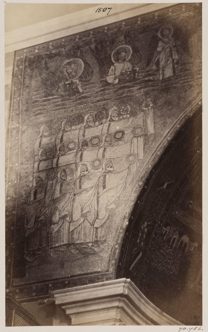 Parker, John Henry, Mosaics - S. Prassede, Outer Arch, left-hand side, A.D. 820