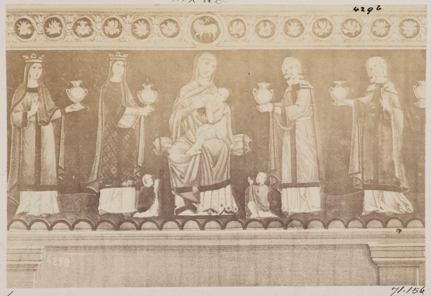 Parker, John Henry, Mosaic Picture over the Porch of S. Maria Maggiore, c. A.D. 1139, from an engraving