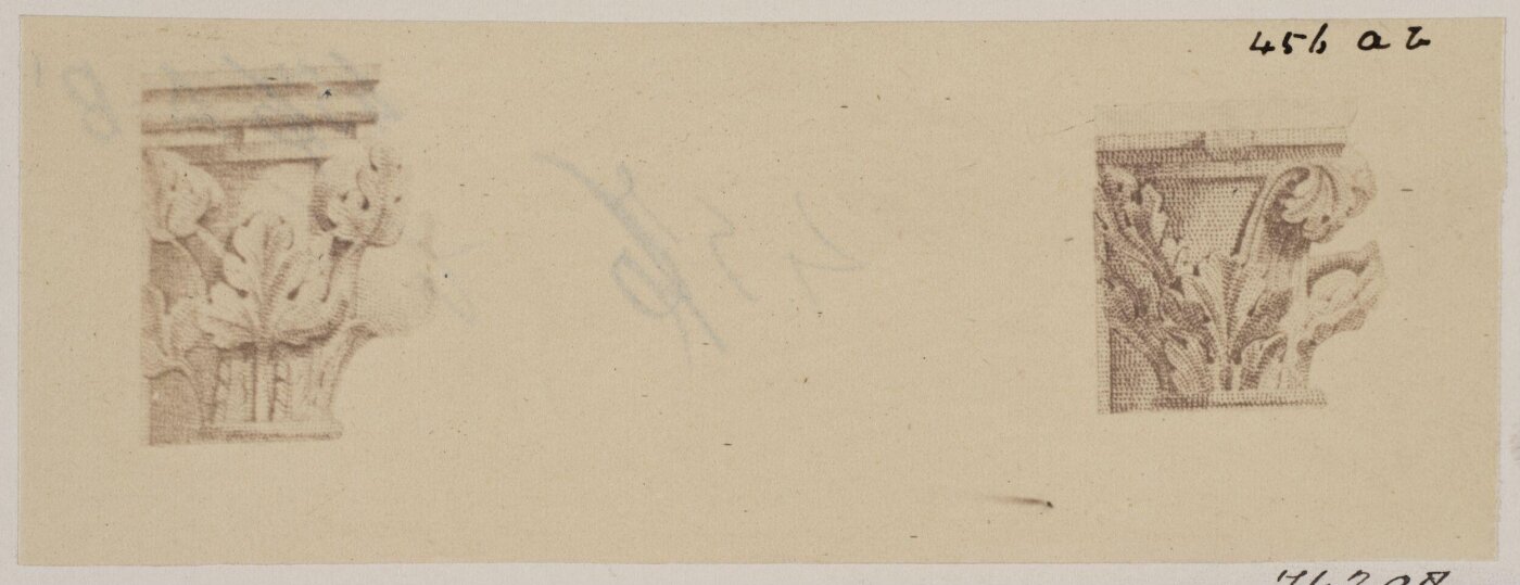 Parker, John Henry, Spandrels with Figures and Capitals in Canopy