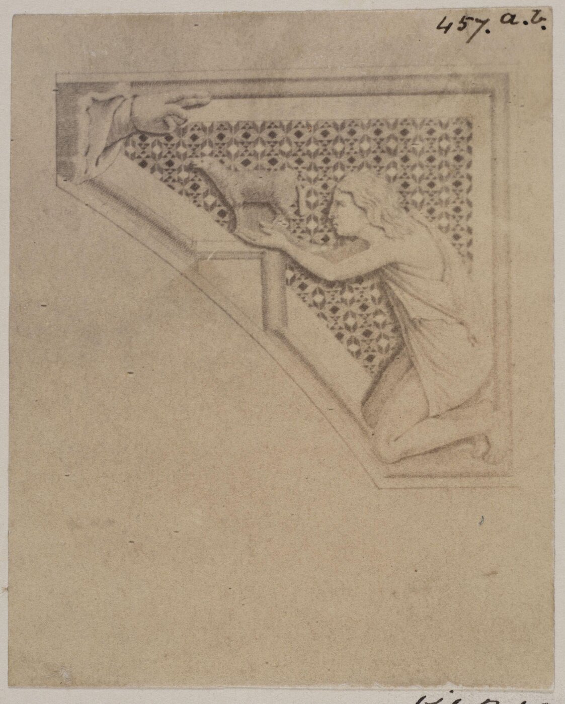 Parker, John Henry, Spandrels with Figures and Capitals in Canopy