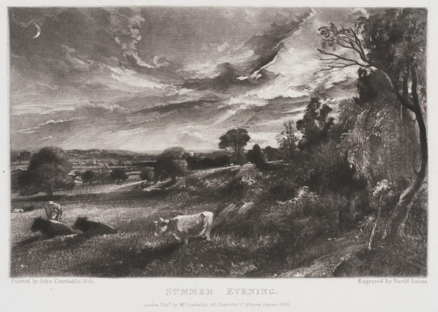 Constable, John RA, SUMMER EVENING