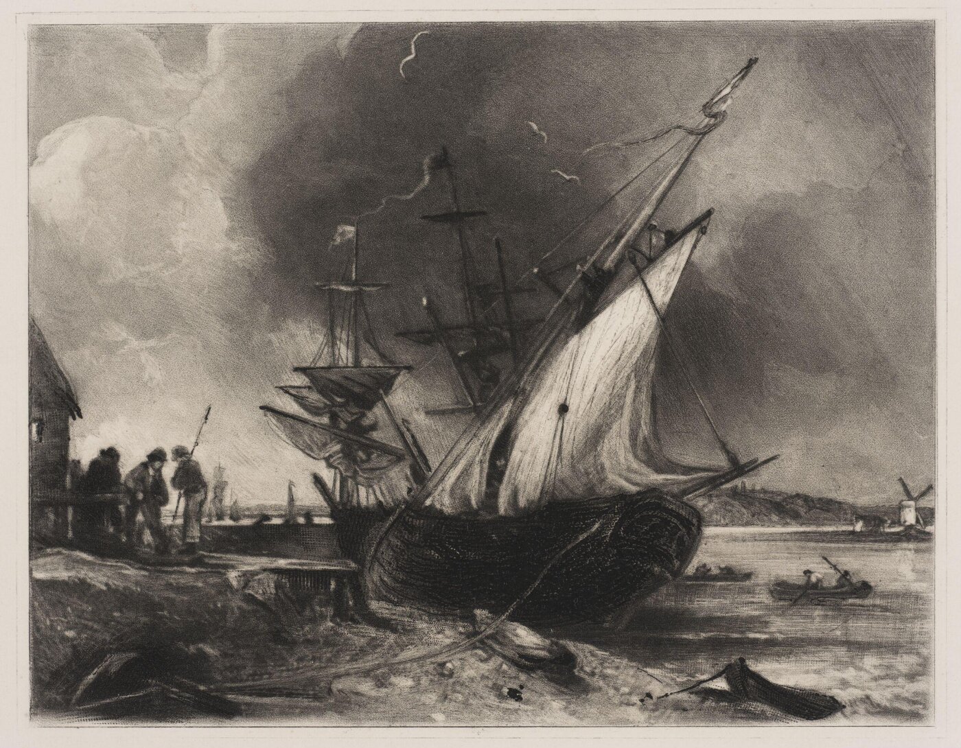 Constable, John RA, View on the Orwell