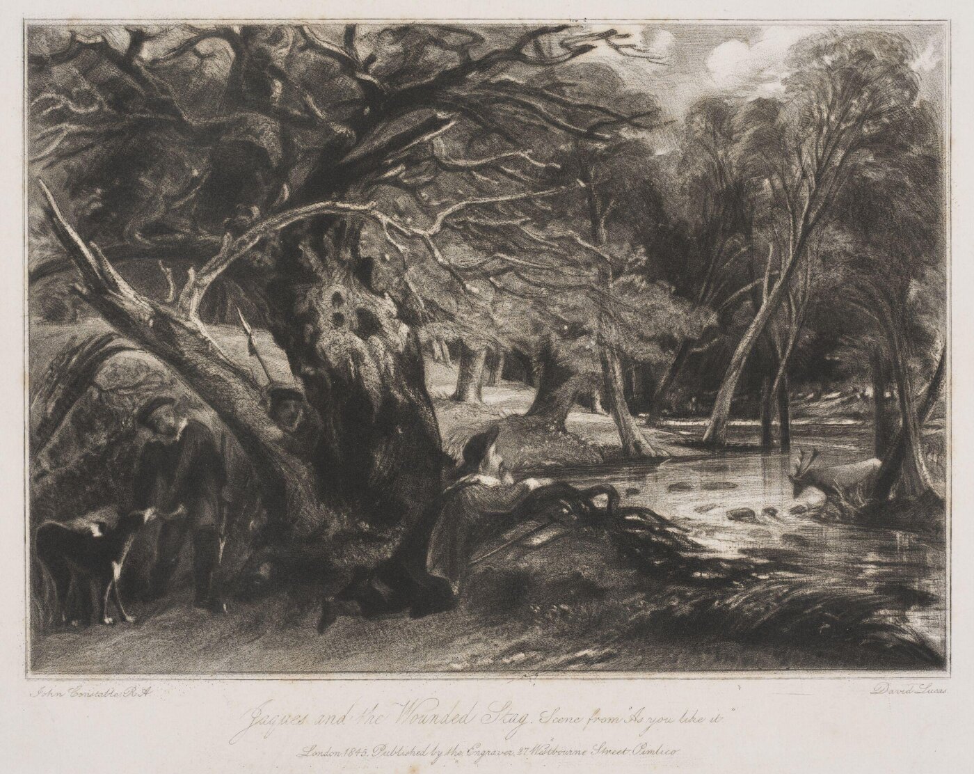 Constable, John RA, Jaques and the Wounded Stag