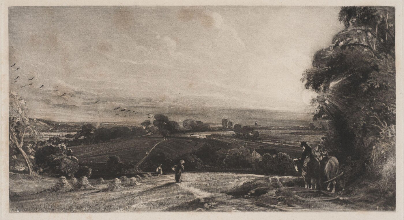Constable, John RA, Autumnal Sun set