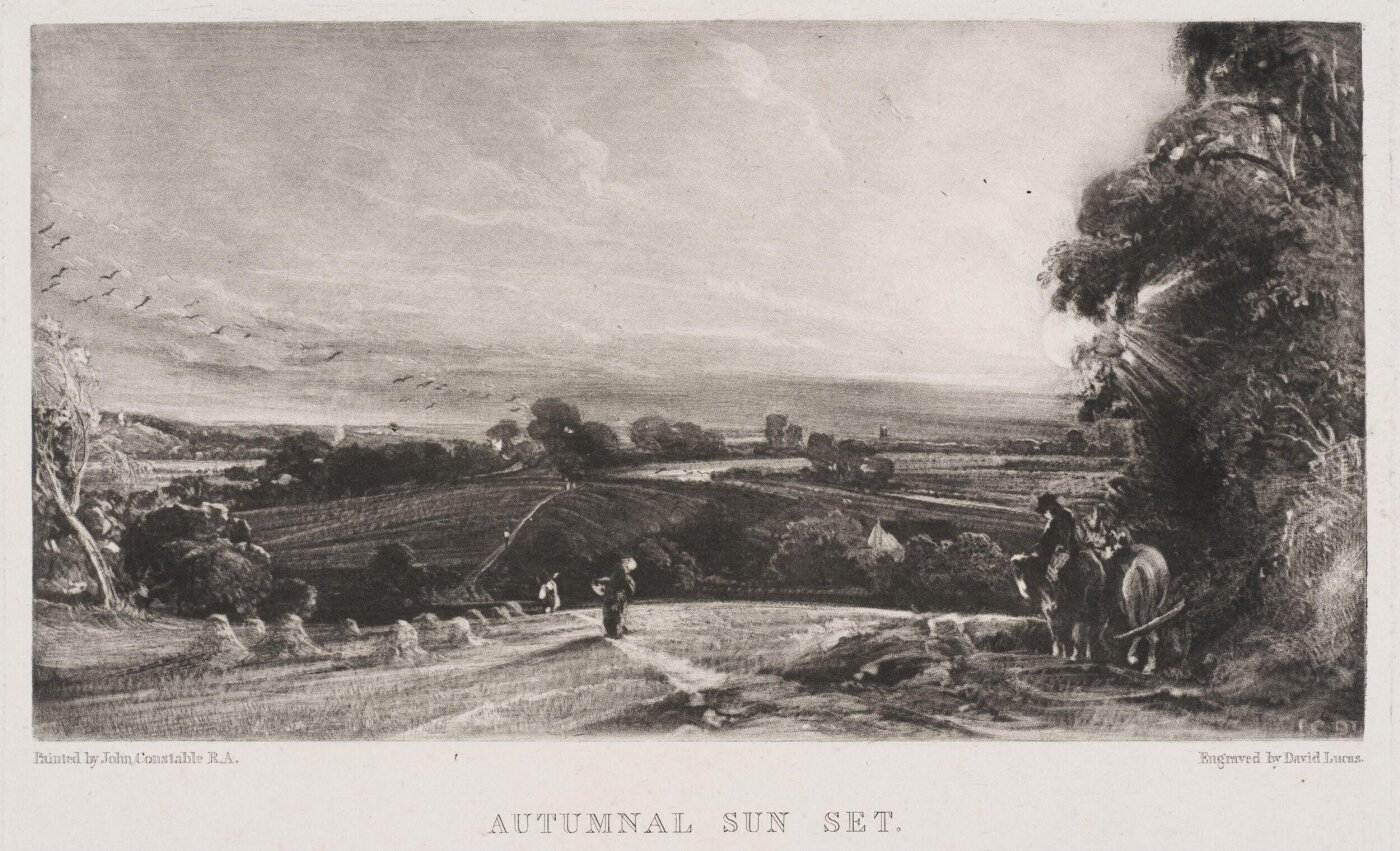 Constable, John RA, AUTUMNAL SUN SET