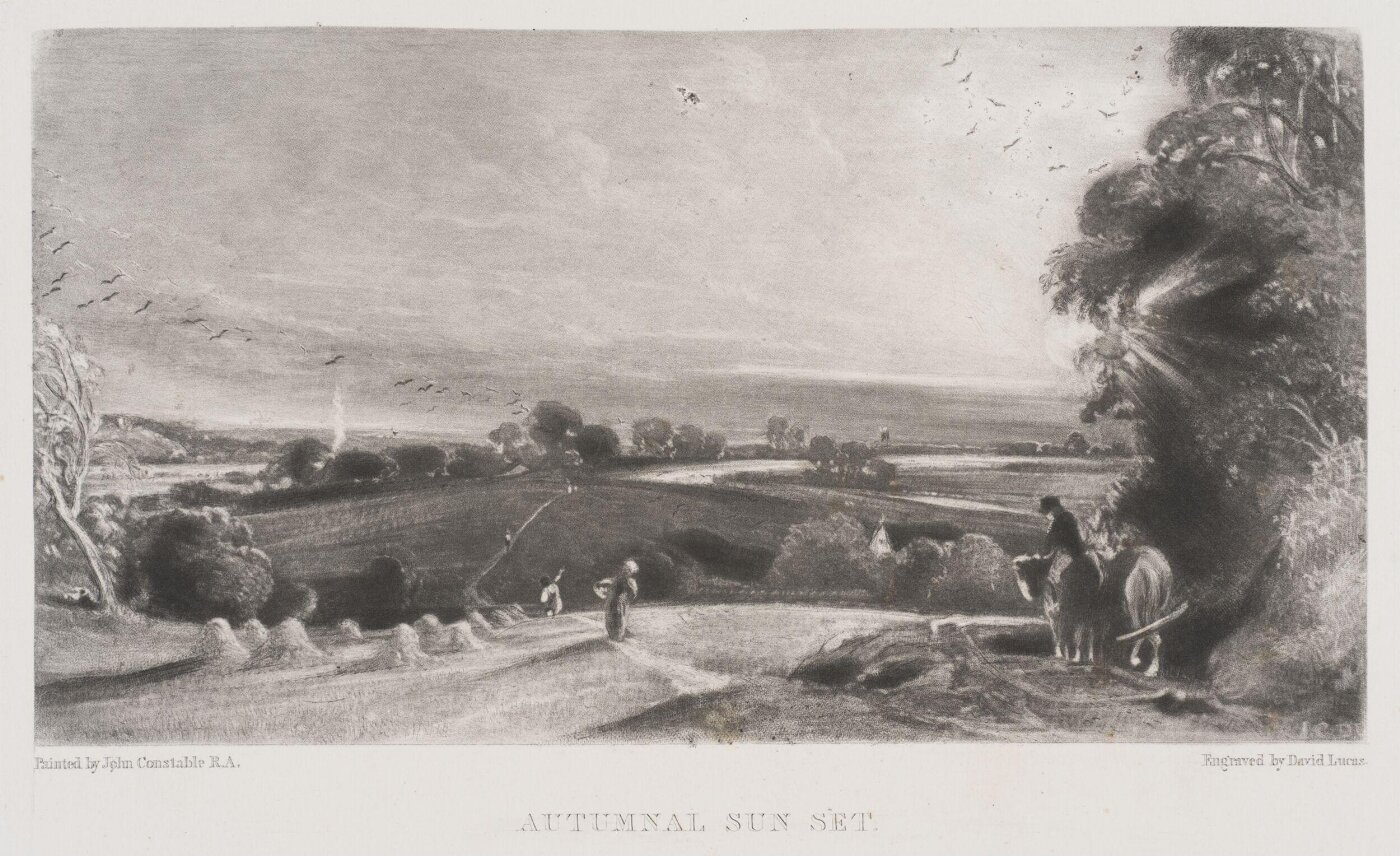 Constable, John RA, AUTUMNAL SUN SET
