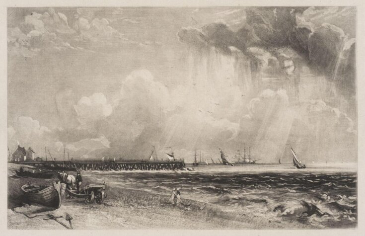 Yarmouth Pier, Norfolk | Constable, John RA | Lucas, David | Constable ...