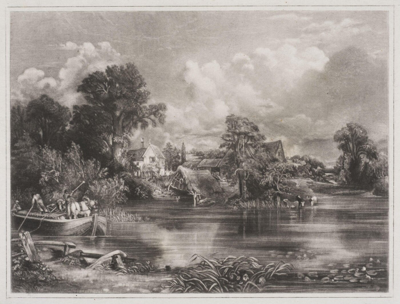 Constable, John RA, View on the River Stour