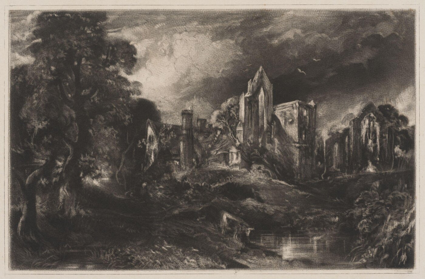 Constable, John RA, Castle Acre Priory