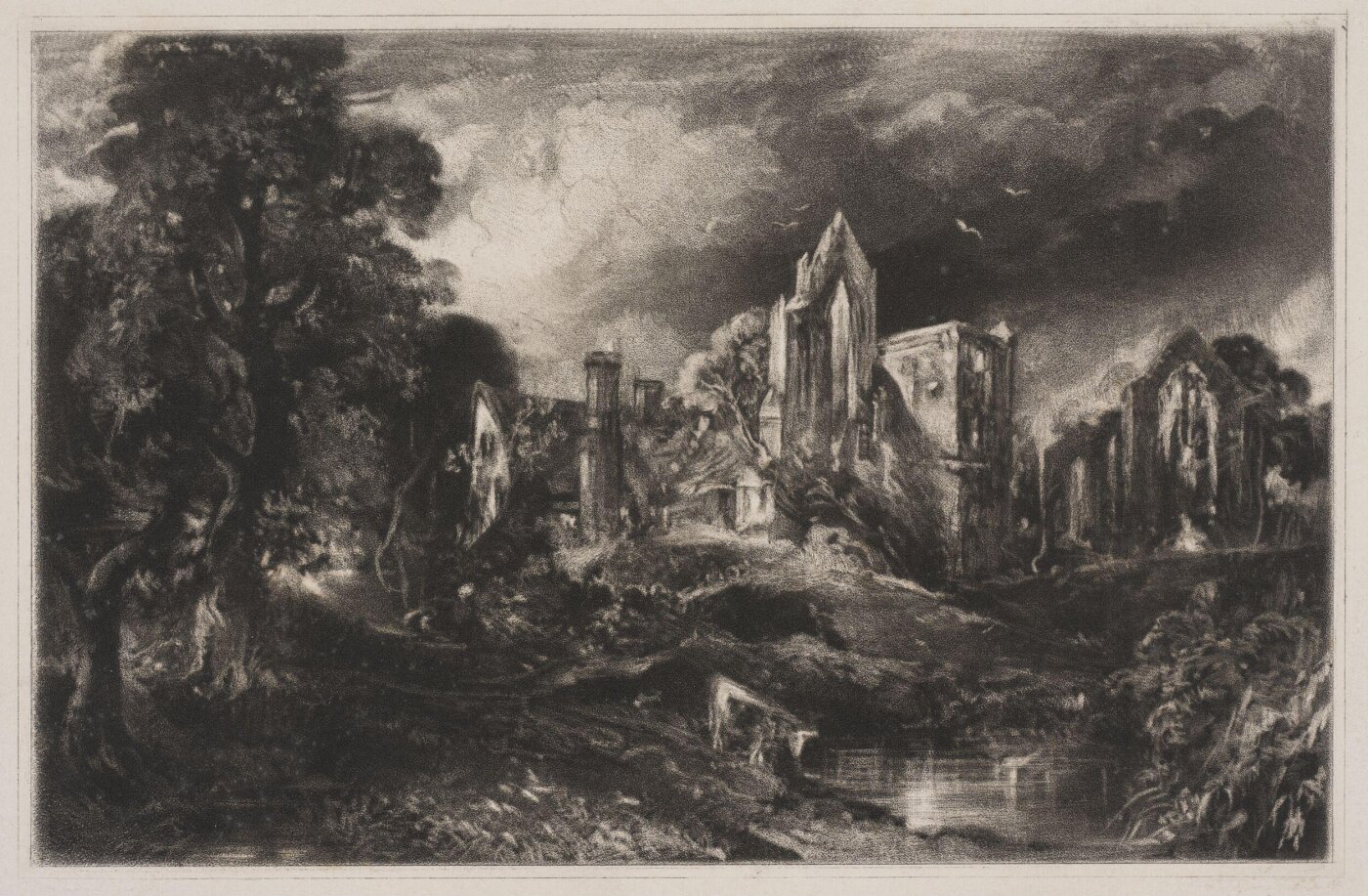 Constable, John RA, Castle Acre Priory