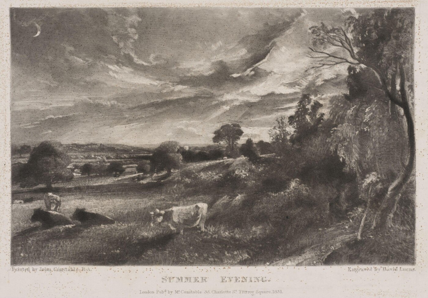 Constable, John RA, SUMMER EVENING