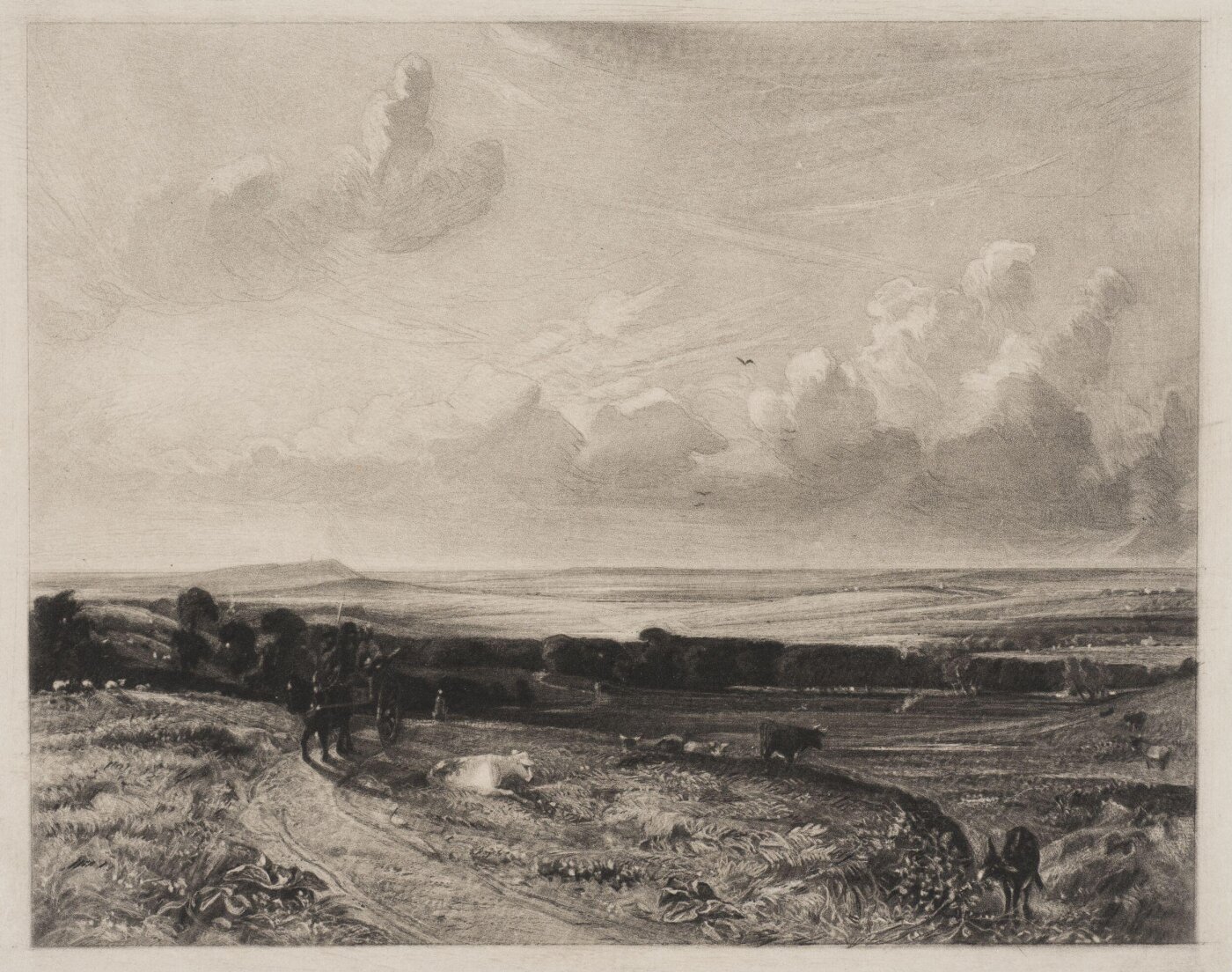 Constable, John RA, Hampstead Heath, Harrow in the distance
