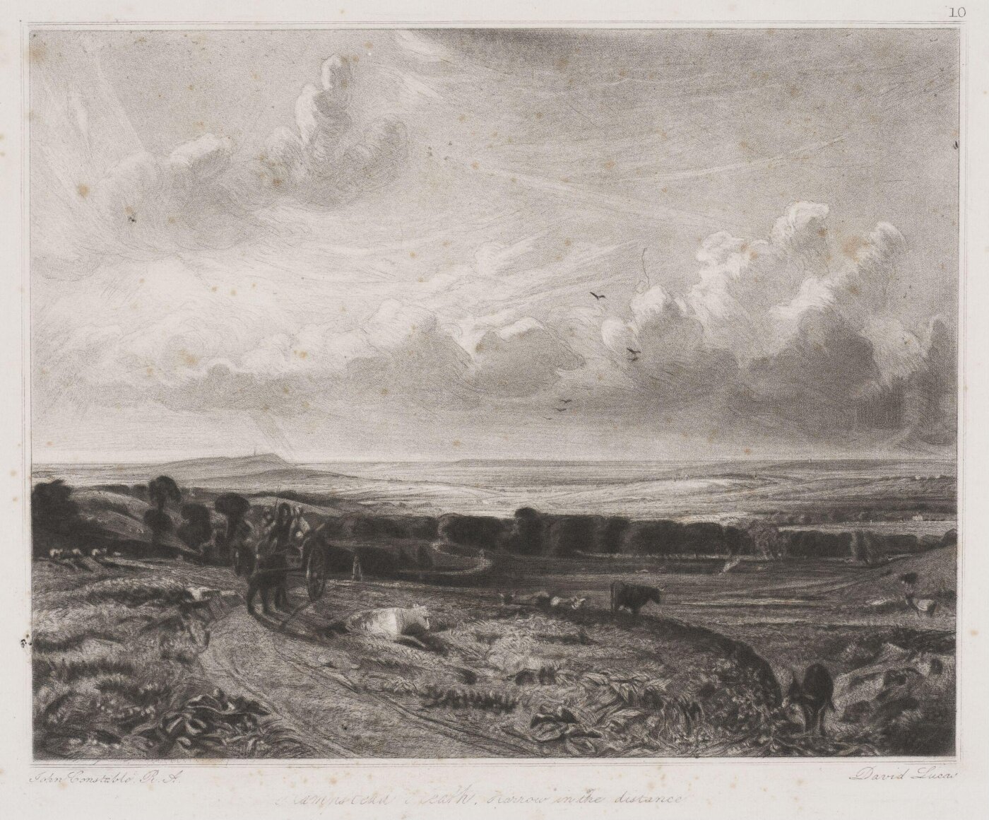 Constable, John RA, Hampstead Heath, Harrow in the distance