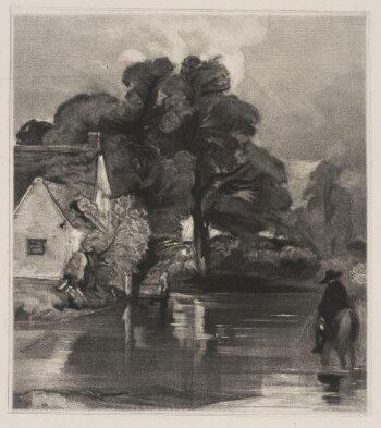 Hilly Lott's Cottage Flatford 版画　ヴィンテージ Willy Lott's House, Flatford | Art UK