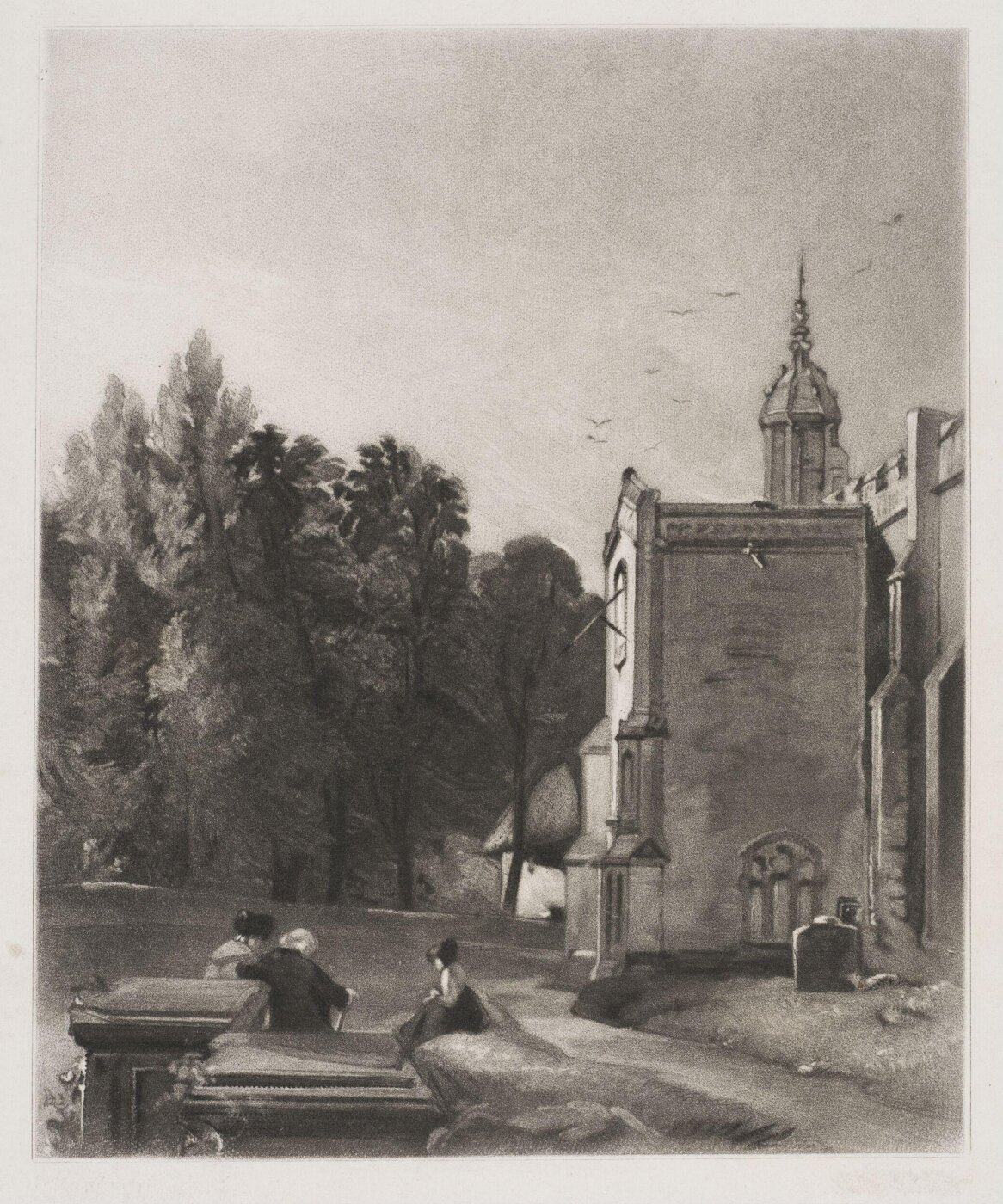 Constable, John RA, Porch of the Church at East Bergholt, Suffolk