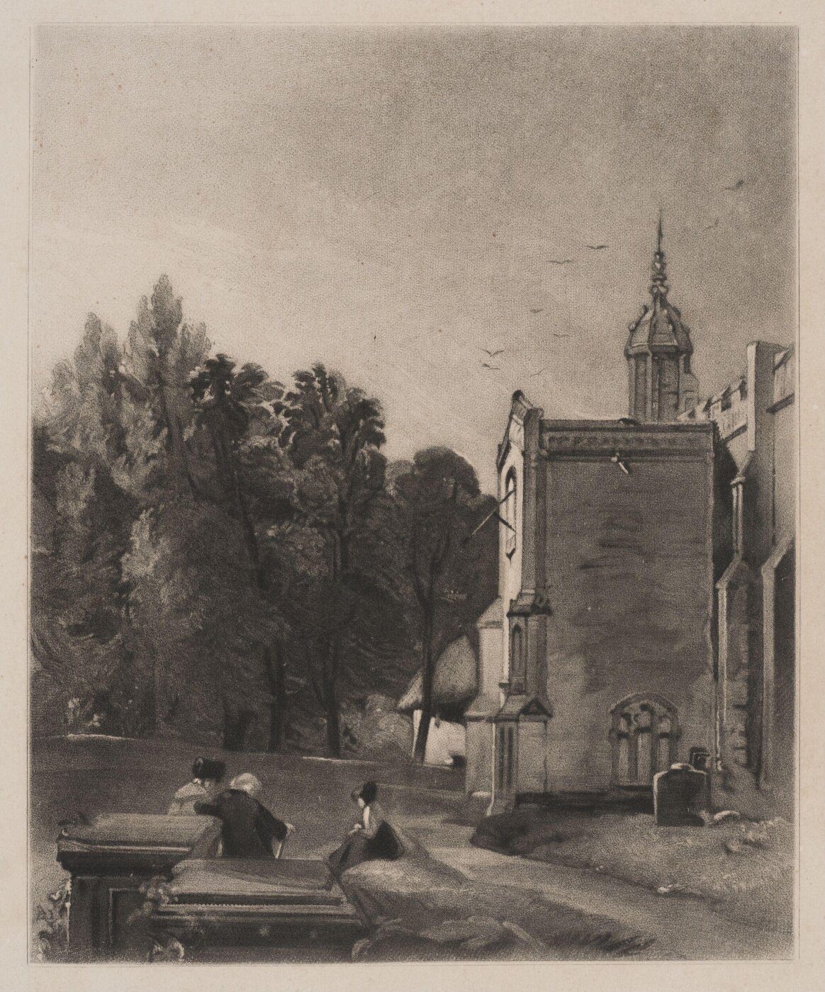 Constable, John RA, Porch of the Church at East Bergholt, Suffolk