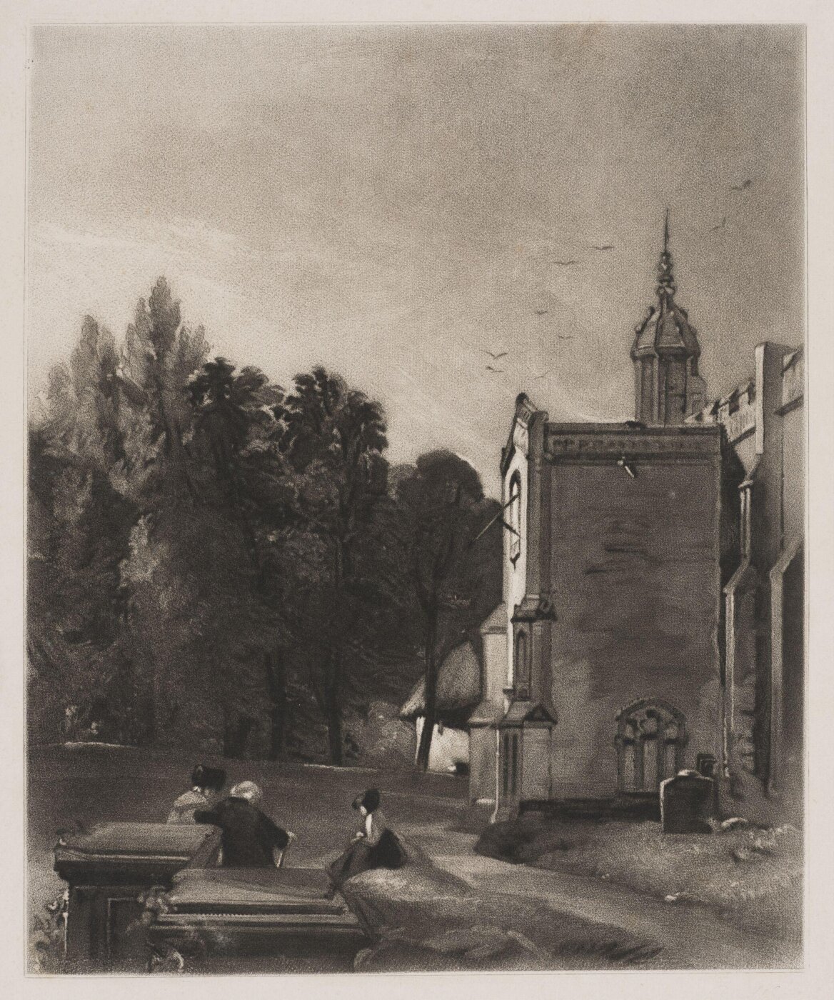 Constable, John RA, Porch of the Church at East Bergholt, Suffolk
