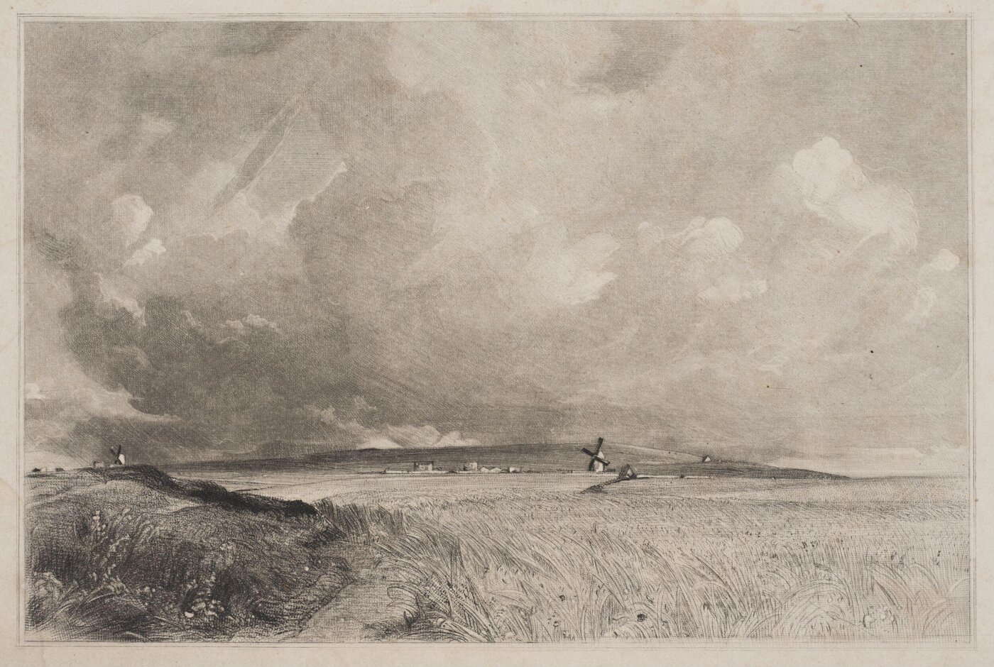 Constable, John RA, Cornfields near Brighton