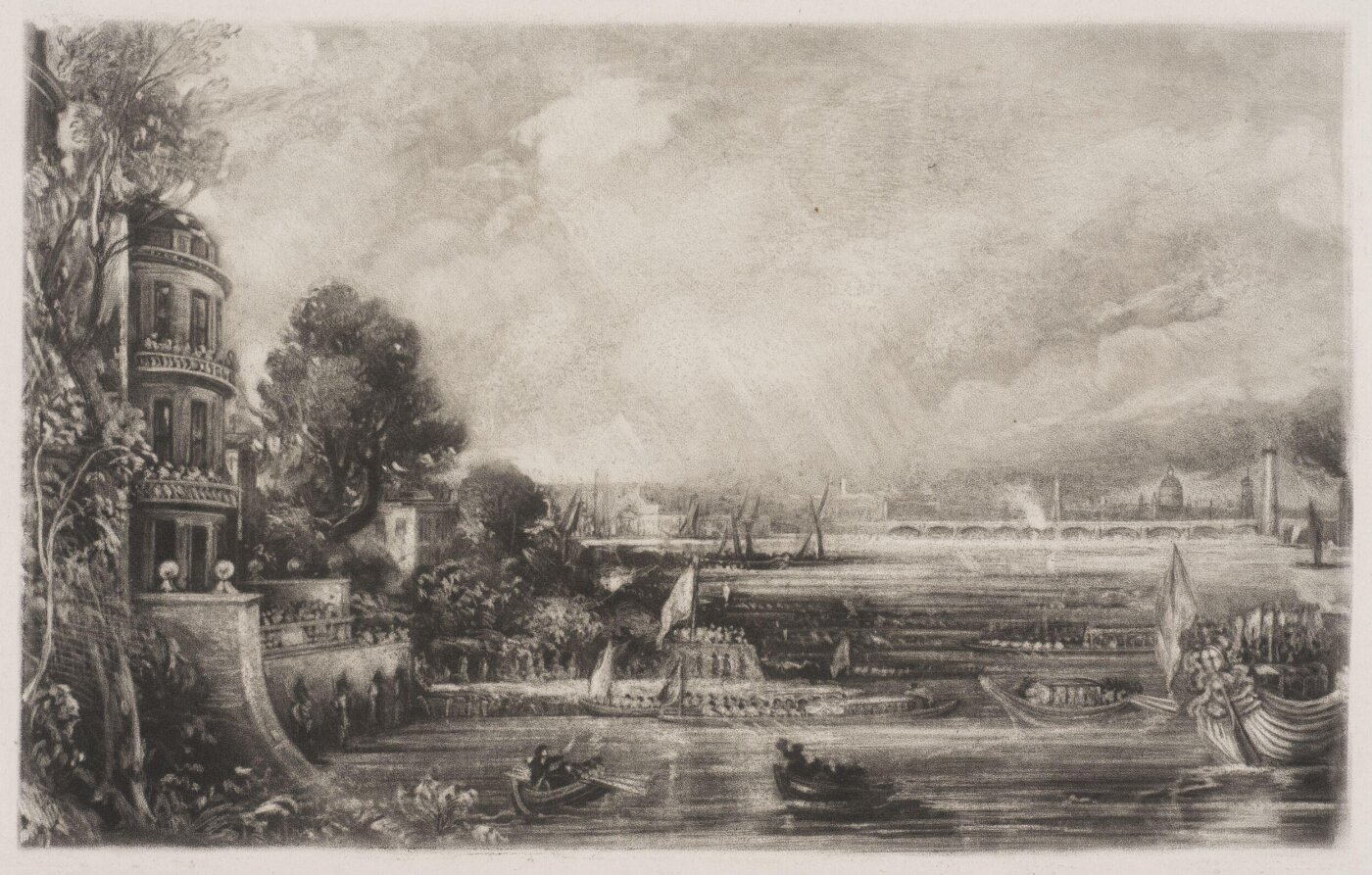 Constable, John RA, Opening of Waterloo Bridge