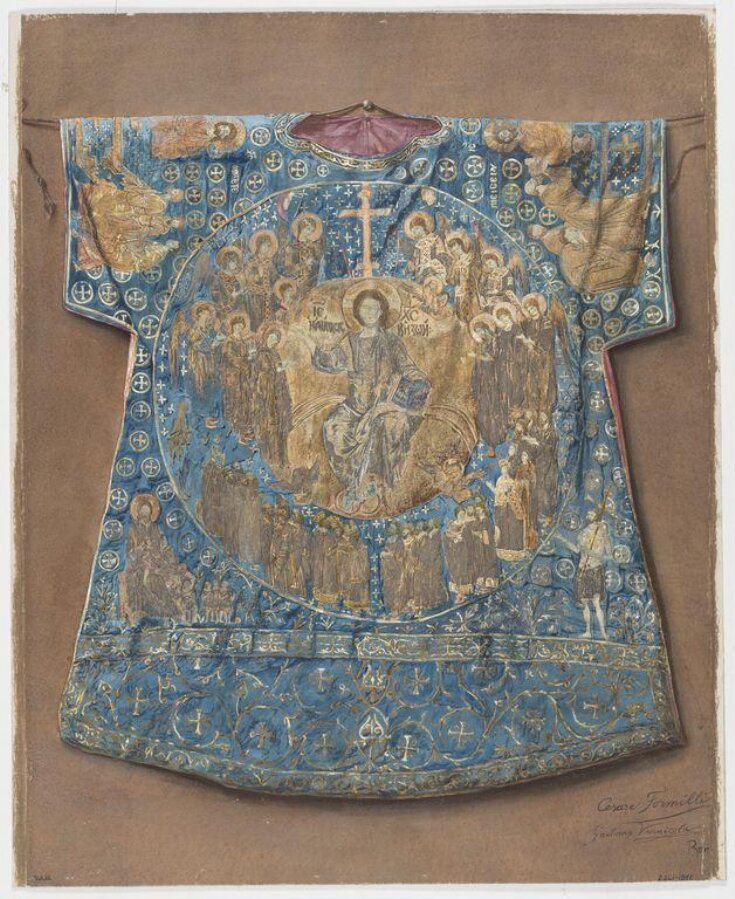 Drawing of a dalmatic top image