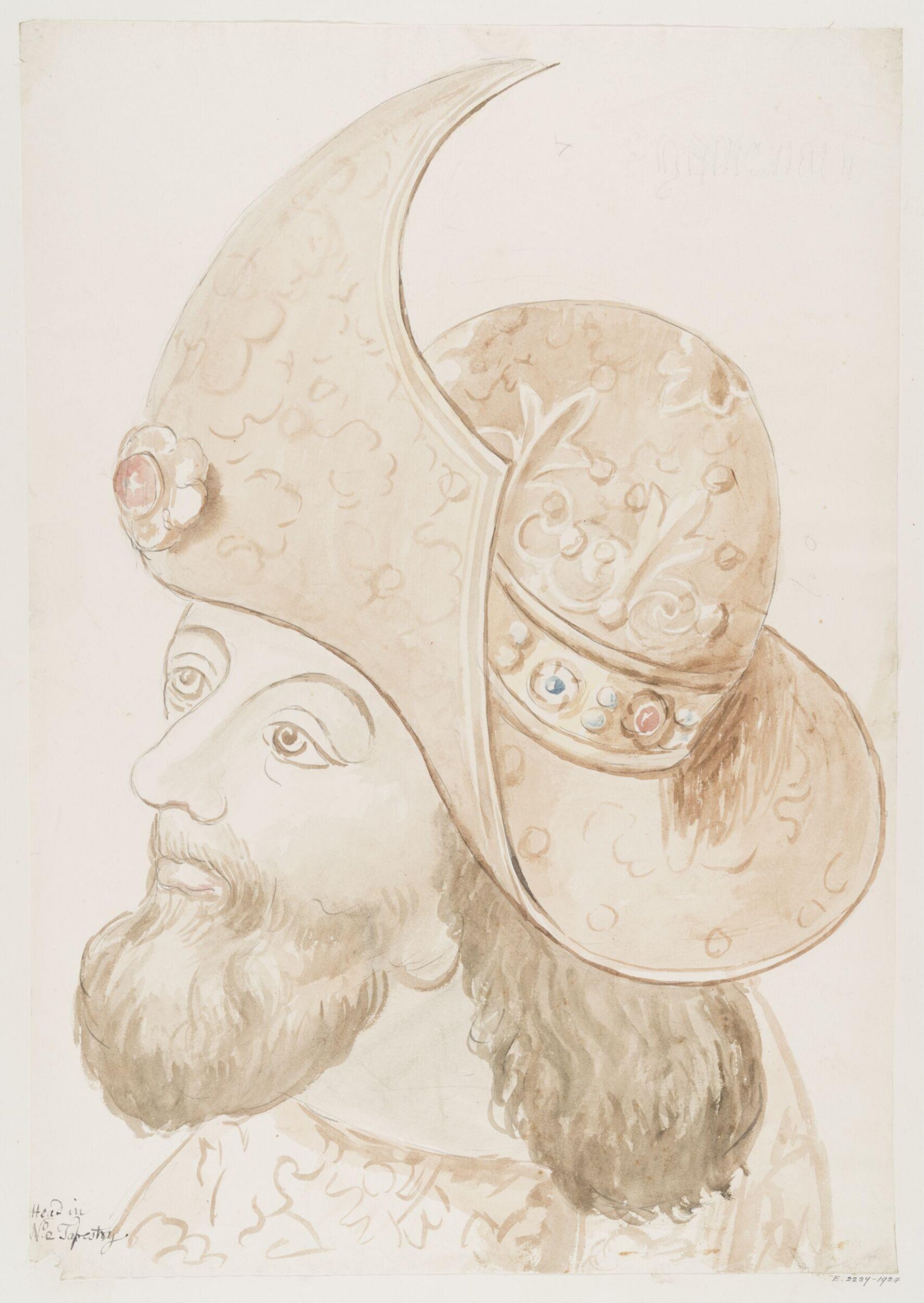Heads of Menelaus and Agamemnon, John Carter, ca. 1790-1810