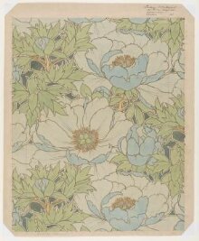 Design for a printed textile | Lindsay Phillip Butterfield | V&A ...
