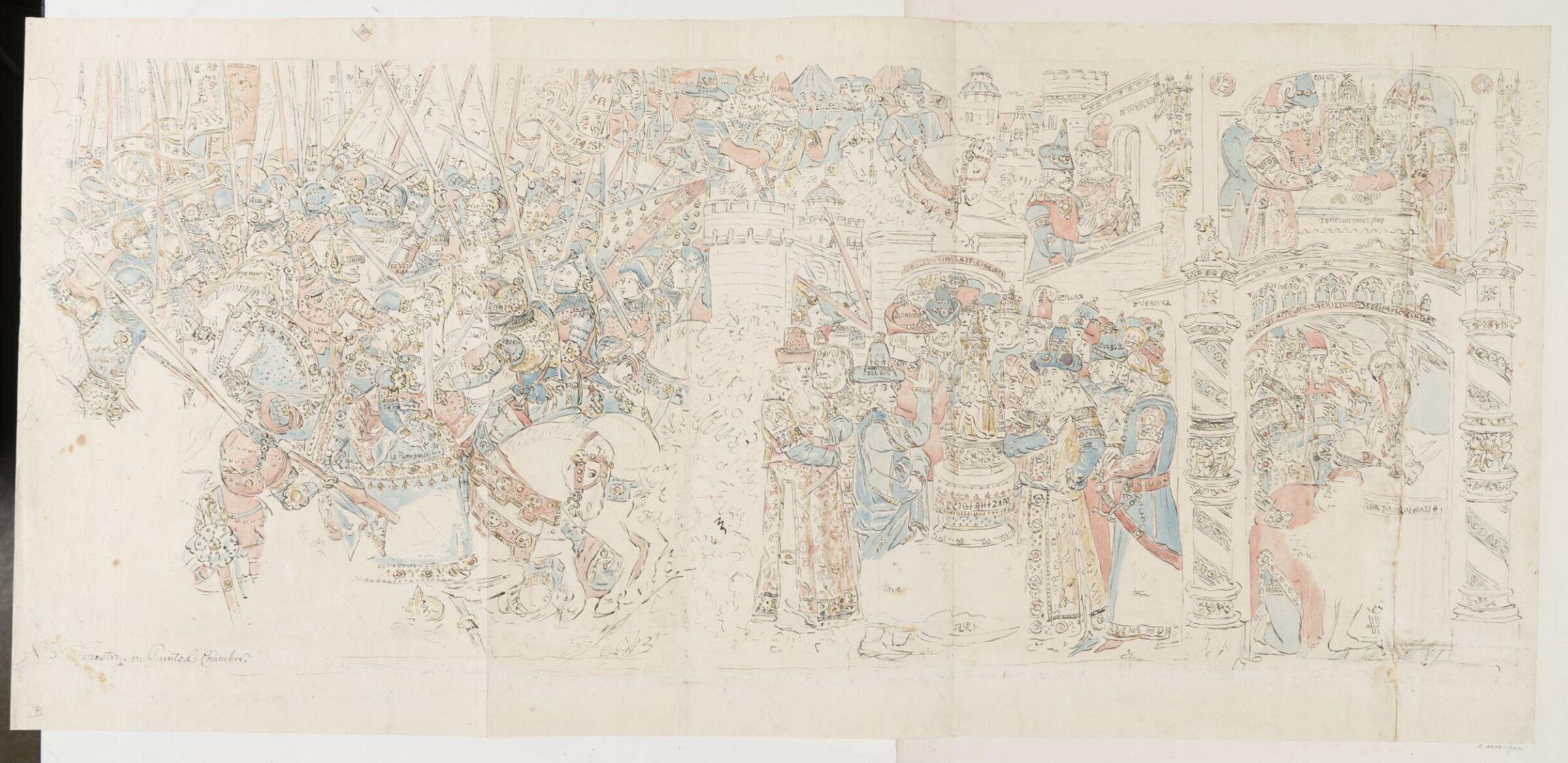 No. 3 Tapestry in Painted Chamber, John Carter, ca. 1790-1810
