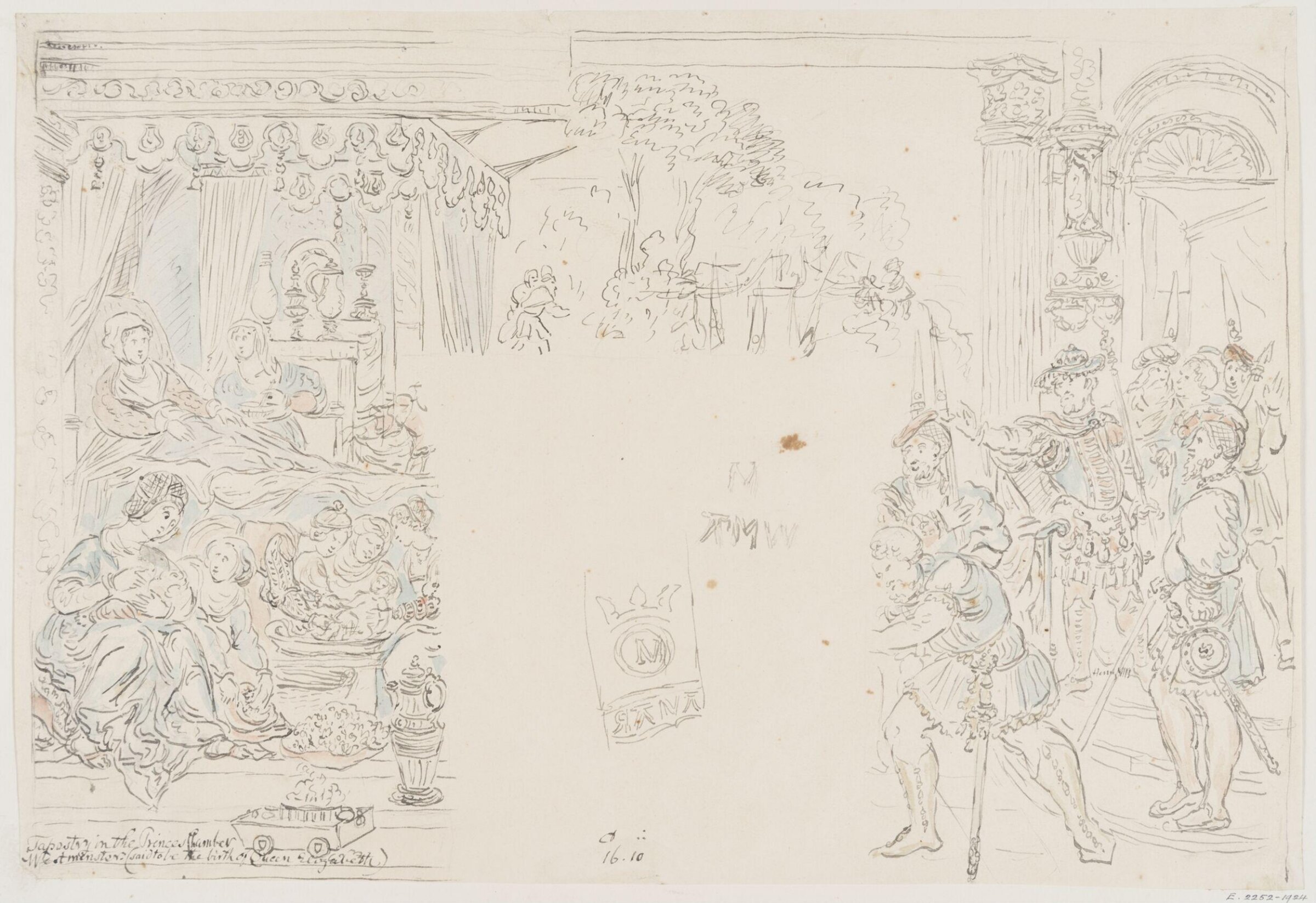 Birth of a royal infant, John Carter, ca. 1790-1810