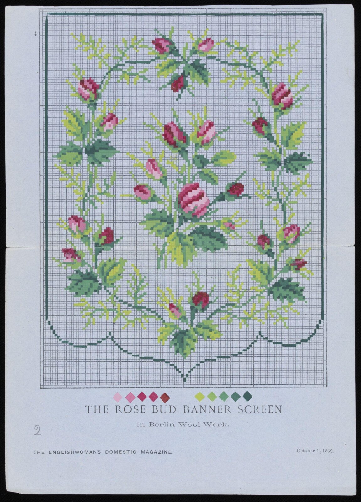 The Rose-Bud Banner Screen, 01/10/1869