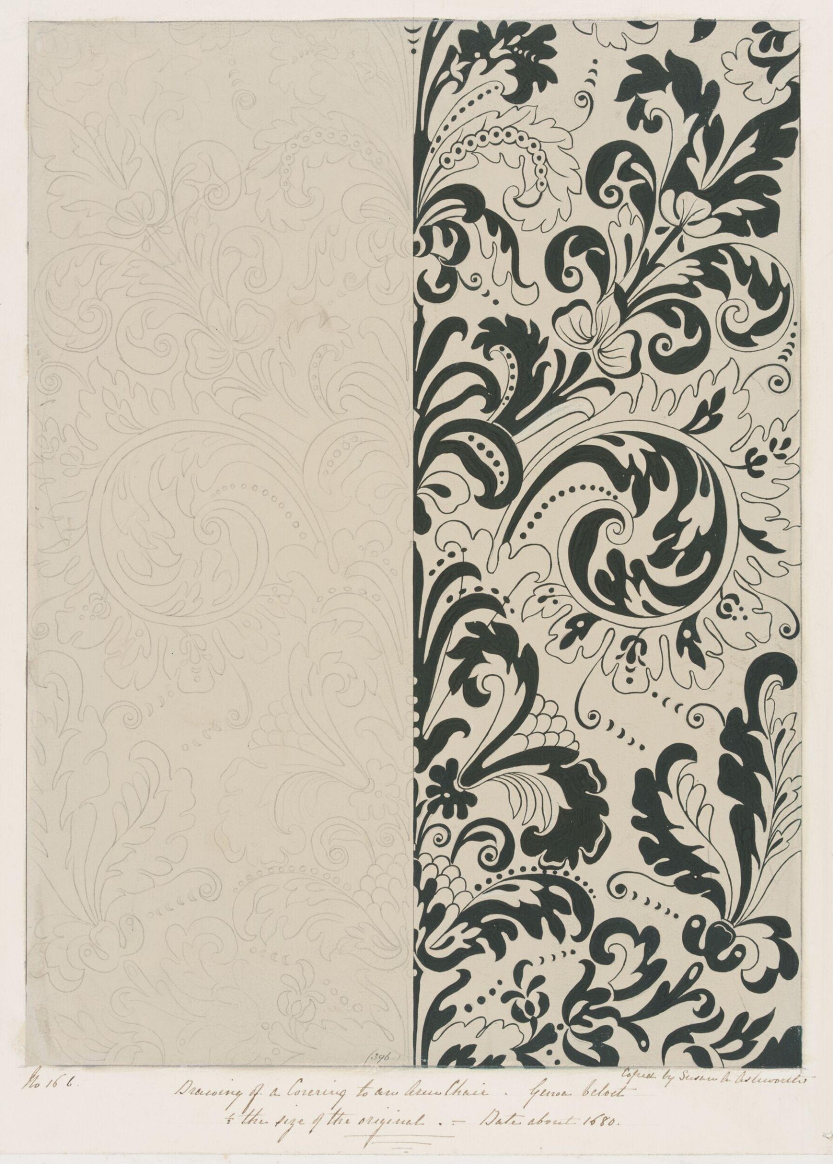 Drawing, Susan Ashworth, ca. 1680