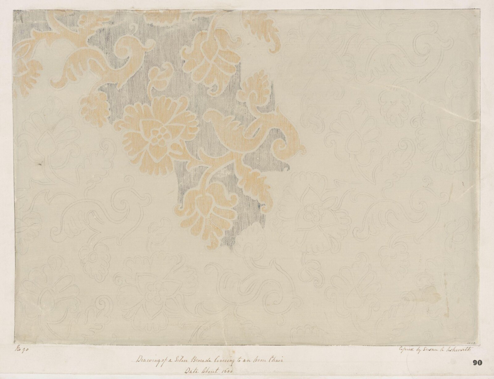 Drawing, Susan Ashworth, late 16th century