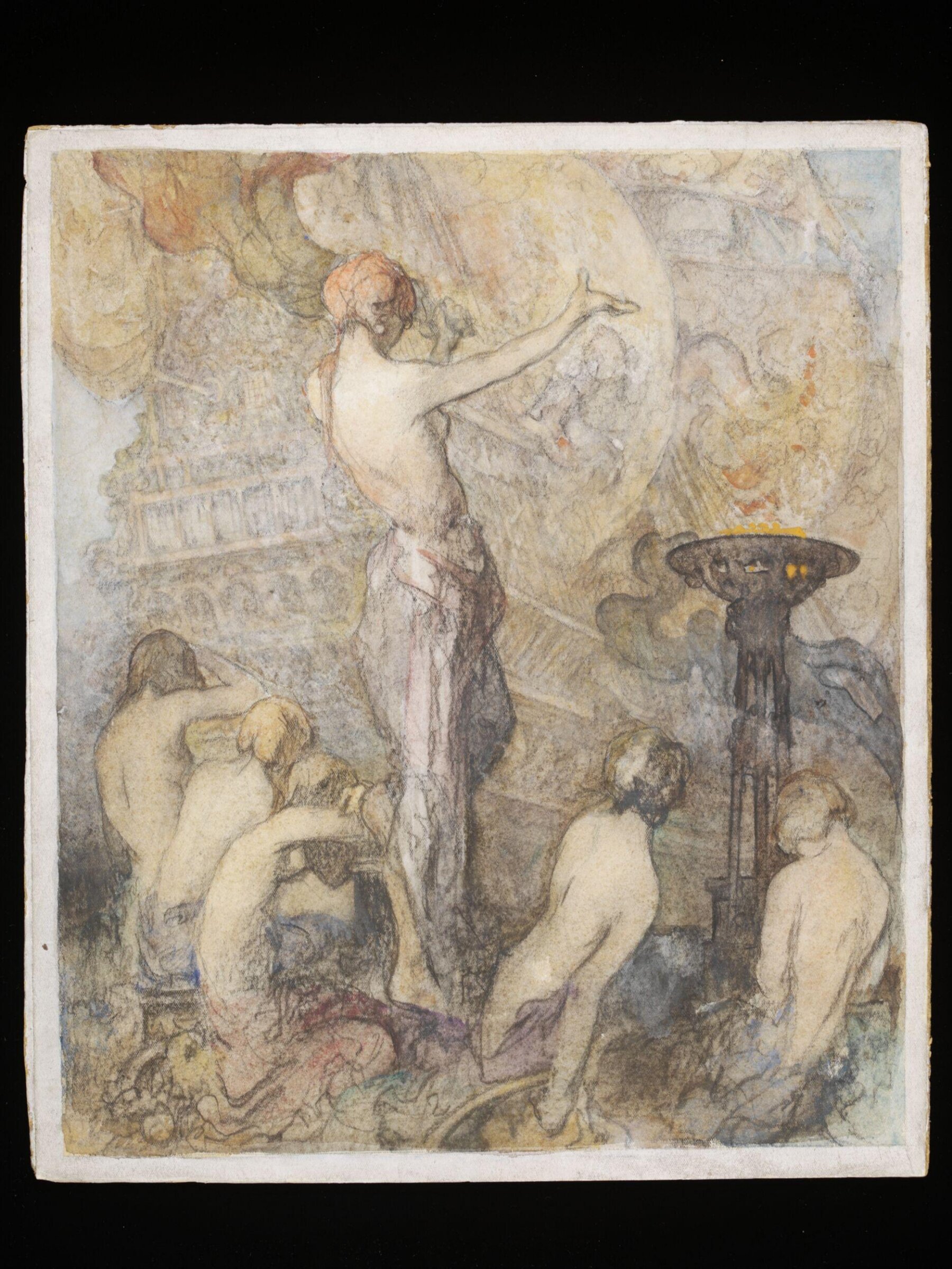 Central panel of a triptych, Charles Robinson, ca. 1930