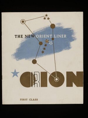 The new Orient Liner : Orion, first class