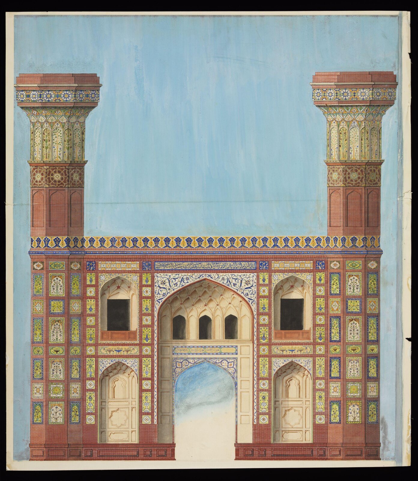 Drawing, Amir Baksh, 1870-1883