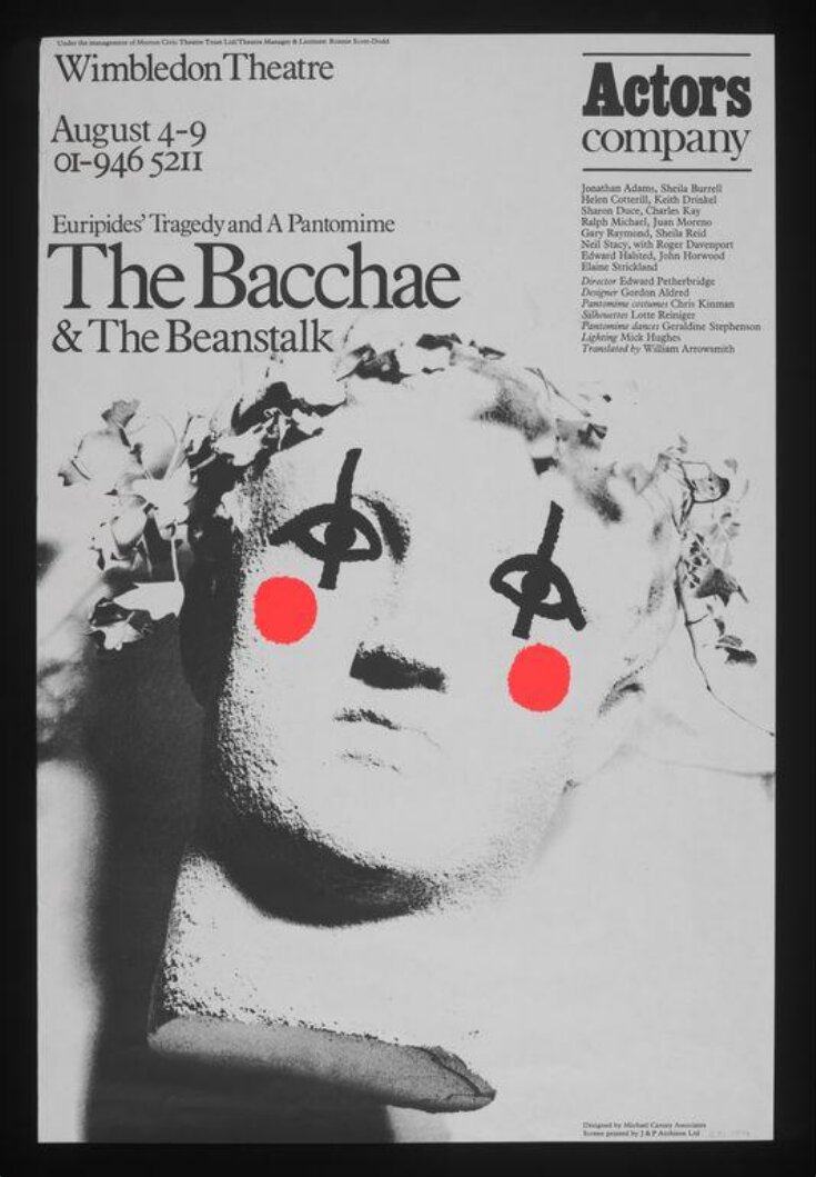 The Bacchae [and] The Beanstalk poster top image