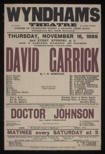 Wyndham's Theatre poster