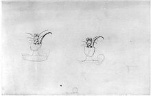 Two sketches of a mouse in an egg-cup thumbnail 1