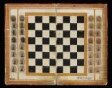 COMBINED POCKET CHESS & DRAUGHTS BOARD thumbnail 2